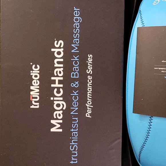 MAGIC HANDS Massager WITH Heat truMedic BLUE - Picture 2 of 3